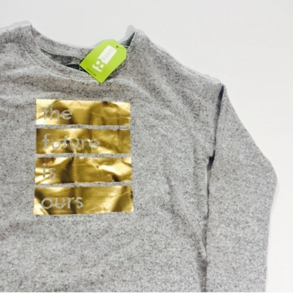 Crazy 8 | Graphic Long Sleeve Top Girls Medium 7-8 New With Tags NWT - Picture 4 of 10